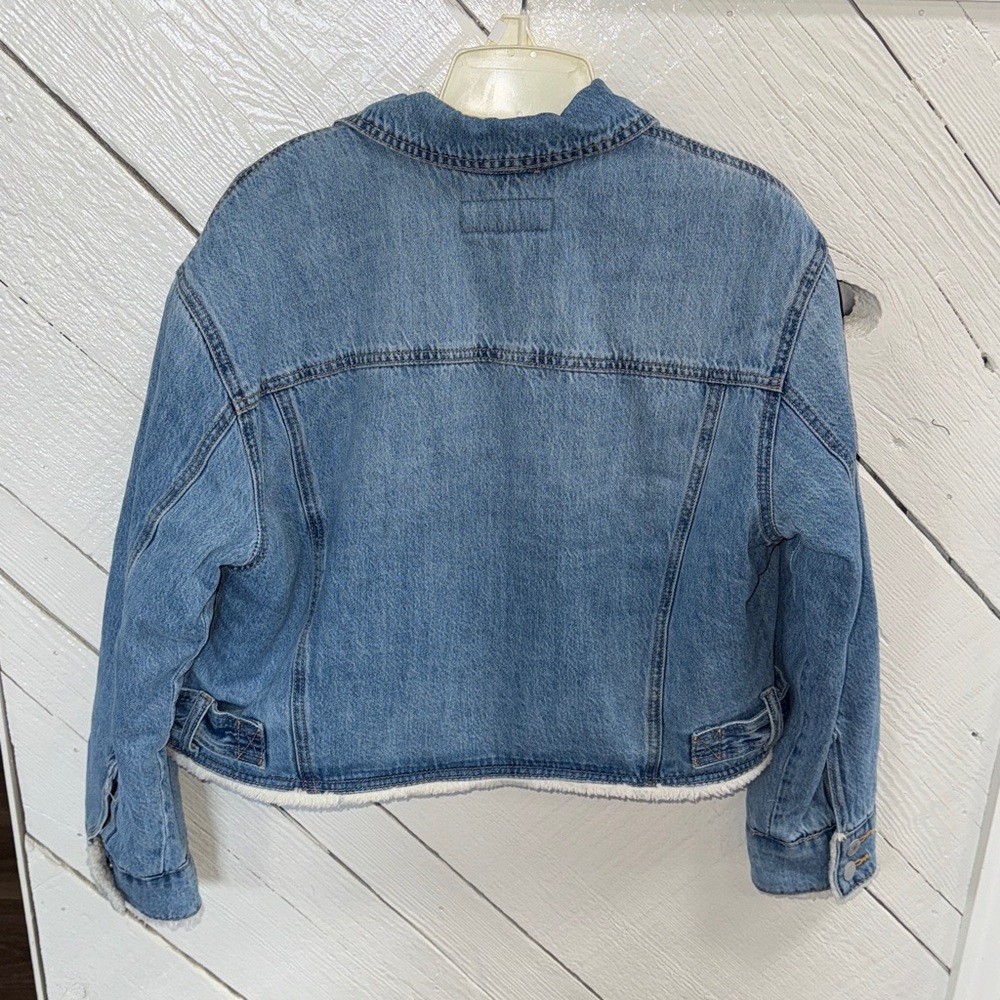 NWT BlankNYC Sherpa lined denim jacket - Picture 7 of 7